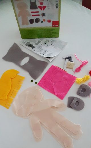 Juego de costura para hacer muñeca Goula
