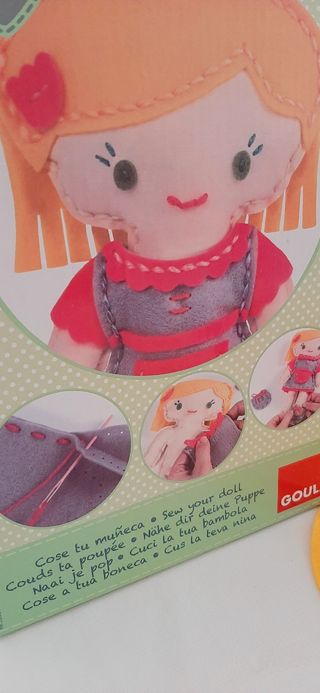 Juego de costura para hacer muñeca Goula