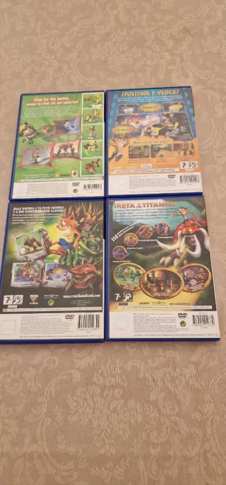 Lote 4 Juegos PlayStation 2 Crash Bandicoot