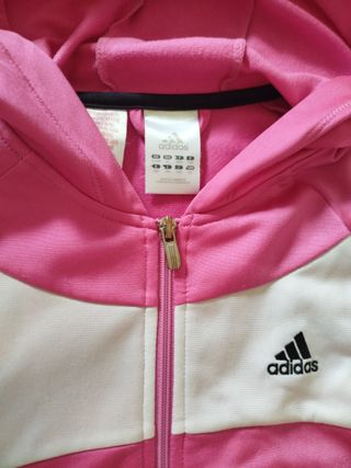 Chándal Adidas rosa y negro