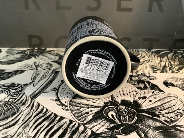 Tazza Starbucks Reserve Roastery Milano Nera