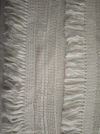 Colcha ganchillo algodón cama 135