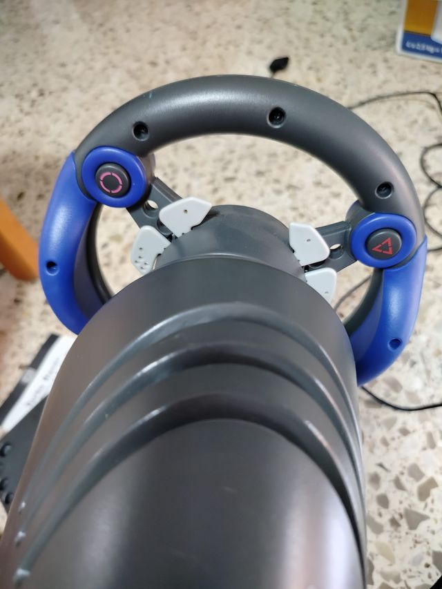 Volante y Pedales Turbo Racer PS2