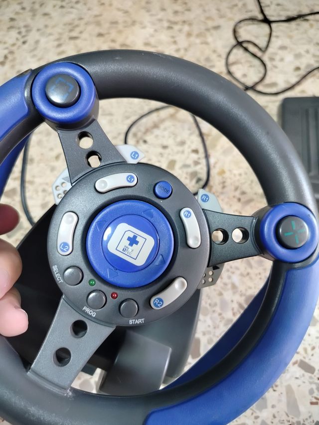 Volante y Pedales Turbo Racer PS2