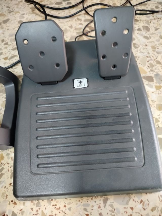 Volante y Pedales Turbo Racer PS2