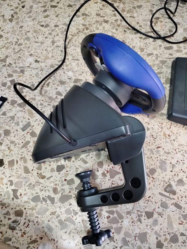 Volante y Pedales Turbo Racer PS2