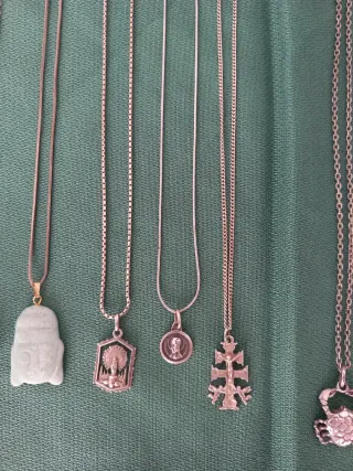 Lote oferta Cadenas y Pulseras Plata 
