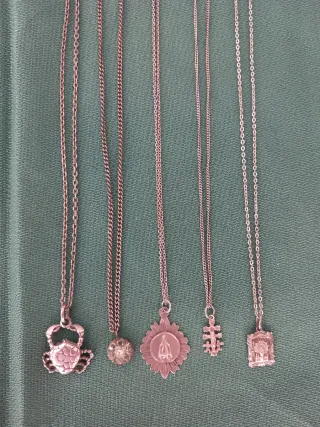 Lote oferta Cadenas y Pulseras Plata 