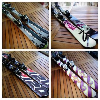 ESQUIS CORTOS 120cm. SNOWBLADES. BIG FOOT.
