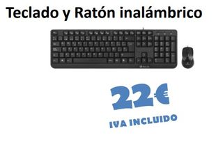 Teclado y Ratón inalámbrico