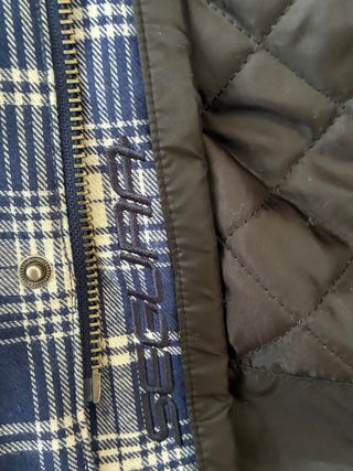 Chaqueta moto Segura cuadros azul Talla S