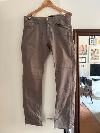Massimo Dutti Pantalones Gris