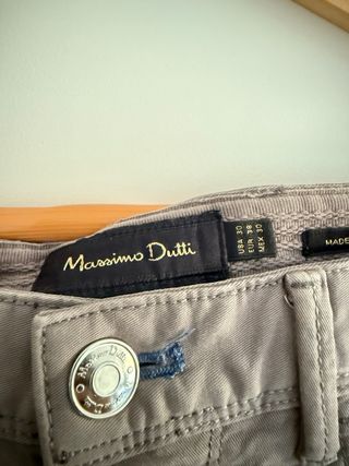 Massimo Dutti Pantalones Gris