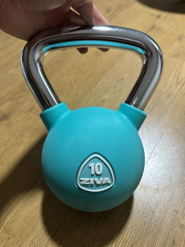 Kettlebell Ziva 10kg Turquesa