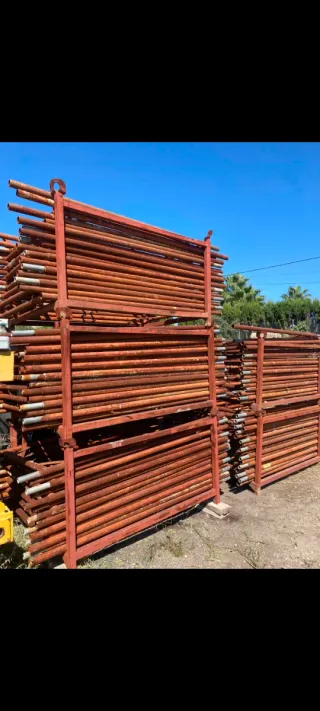 Andamios metálicos para construcción 