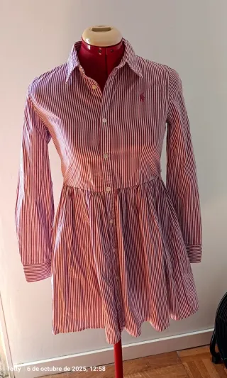 Vestido Polo Ralph Lauren Rayas
