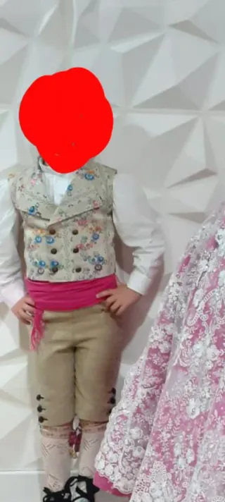 Traje Fallero Niño Talla 4-6 Años