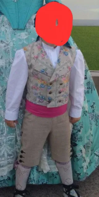 Traje Fallero Niño Talla 4-6 Años