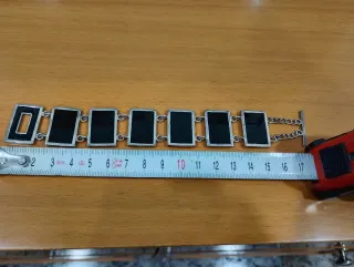 Pulsera Plata Rectangular 