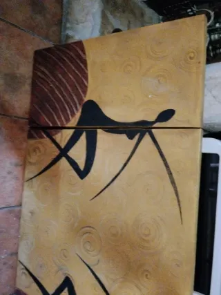 Cuadro Tríptico Africano