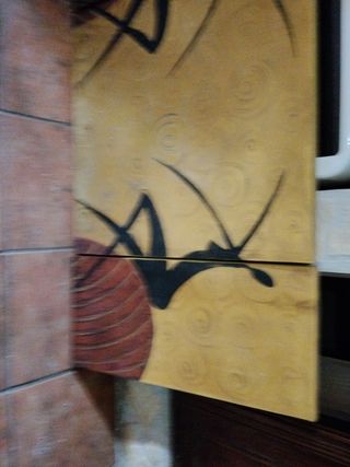 Cuadro Tríptico Africano