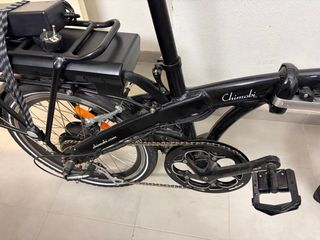Bicicleta Eléctrica Plegable Negra