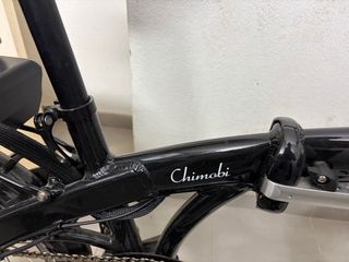 Bicicleta Eléctrica Plegable Negra