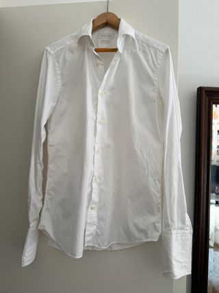 Camisa blanca Massimo Dutti