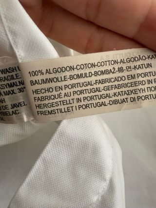 Camisa blanca Massimo Dutti