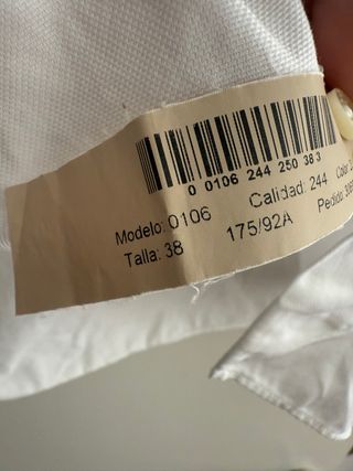 Camisa blanca Massimo Dutti