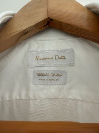 Camisa blanca Massimo Dutti