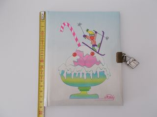 Diario vintage Rudy Malipiero con lucchetto