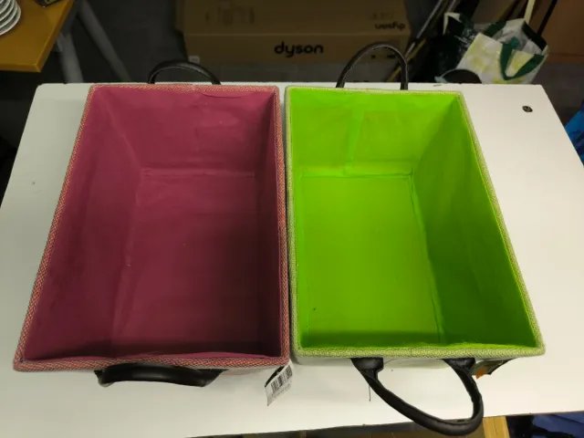 Cajas de almacenamiento de tela (2 unidades)