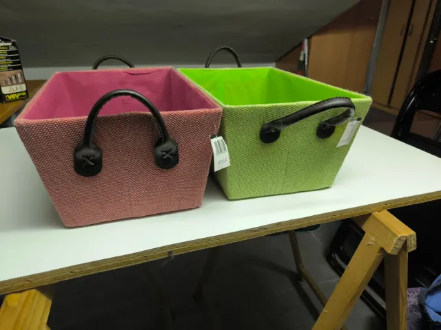 Cajas de almacenamiento de tela (2 unidades)