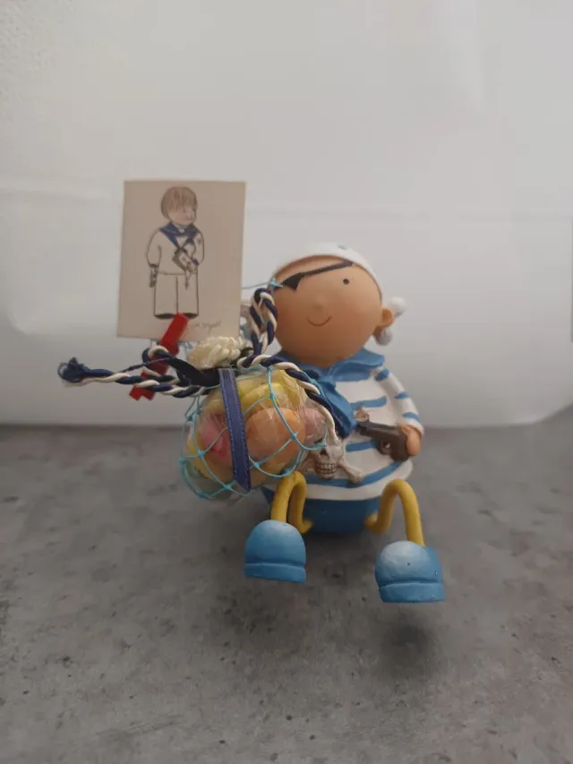 Muñeco marinero comunión azul