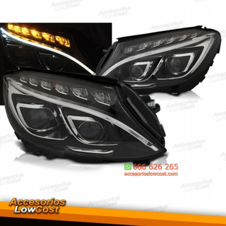 FAROS DELANTEROS FULL LED PARA MERCEDES W205 (14-