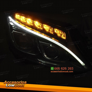 FAROS DELANTEROS FULL LED PARA MERCEDES W205 (14-