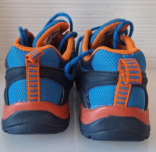 Botas de monte Hi-Tec niño azul/naranja