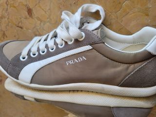 Sneakers Prada uomo beige e bianco