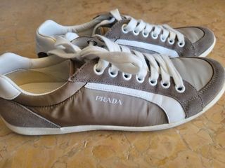 Sneakers Prada uomo beige e bianco