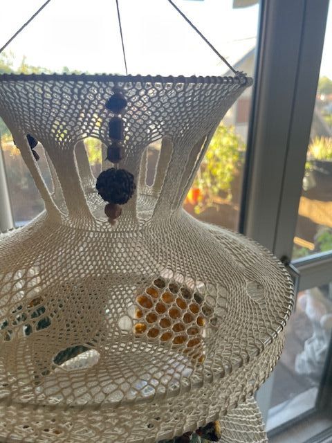 Paralume macramè decorativo