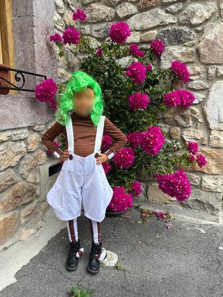 Disfraz Oompa Loompa niño Talla 6-7