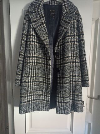 Abrigo Massimo Dutti jaspeado