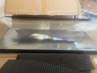 Expositor cristal cierre negocio