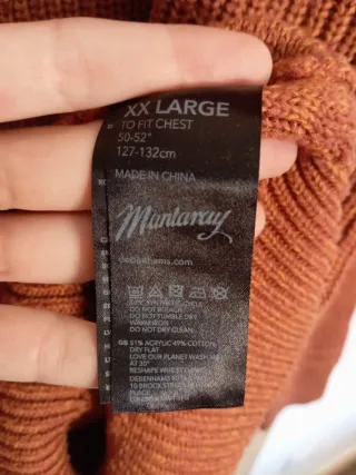 Jersey Mantaray Hombre Talla XXL