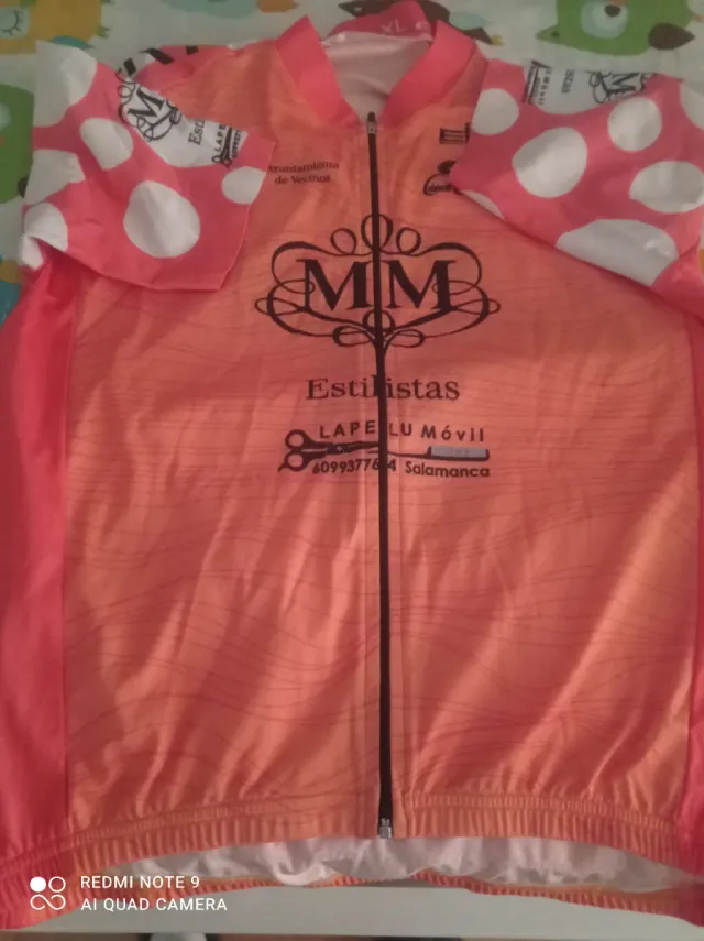 Maillot Ciclismo Naranja Estilistas MM Talla XL