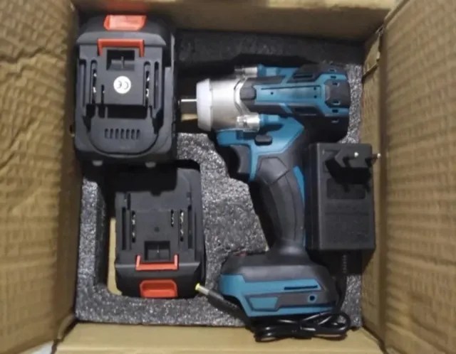 Pistola de impacto con 2 baterías litio