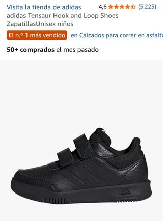 Zapatillas Adidas Tensaur Hook and Loop Unisex Niñ