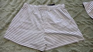 Pijama corto Garfield rayas