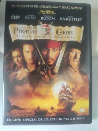 DVD Piratas del Caribe: La Maldición de la Perla N